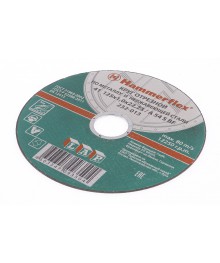 Диск отрезной Hammer Flex 232-013  по металлу и нержавеющей стали A 54 S BF / 125 x 1.0 x 22,23 25шАлмазные диски оптом со склада в Новосибирске. Расходники для инструмента оптом по низкой цене.