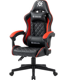 Кресло игровое  Majestic черный/красный класс4,PU  DEFENDER