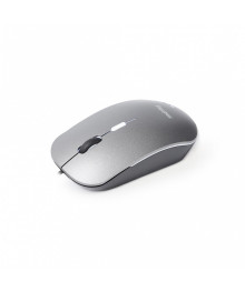 Мышь SmartBuy 288 беззвучная с подсветкой Серый металик  (SBM-288-G)