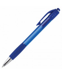 Ручка шариковая BRAUBERG SUPER грип синяя 0,7,автомат  линия письма 0,35мм