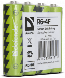 Бат R6              Defender  4S в пленке (24шт)(720уп)