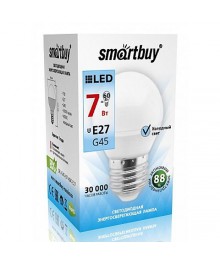 Эл. лампа светодиодная  Smartbuy G45-07W/4000/E27(SBL-G45-07-40K-E27)нецк, Ленинск-Кузнецк, Барнаул, Горно-Алтайск, Бийск и др. Большой каталог светодиодных ламп оптом.