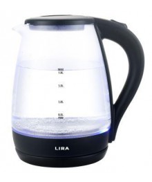 Чайник LIRA LR 0105 NEW (диск, стеклянный корпус, объем 1.8л, 1800Вт)/уп.12шт.ирске. Отгрузка в Саха-якутия, Якутск, Кызыл, Улан-Уде, Иркутск, Владивосток, Комсомольск-на-Амуре.