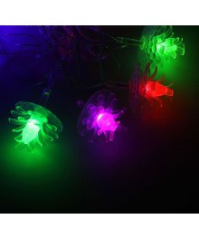 Эл.гирл. "Нить" с насадкой "Шишки 3D" 5 м, силикон, LED-20-220V, моргает, МУЛЬТИ (185514)ке. Доставка Барнаул, Кемерово, Томск, Новокузнецк, Горно-Алтайск, Междуреченск, Ленинск-Кузнецкий.