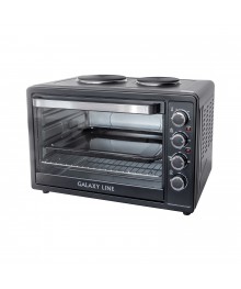 Духовка электрическая Galaxy LINE GL 2605 (68л, 3800 Вт, 2 конфорки) РВАНАЯ КОРОБКА