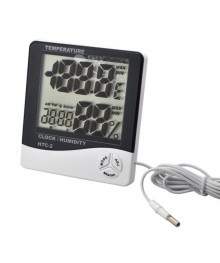 Термометр-гигрометр Орбита OT-HOM12 (HTC-2) (часы, будильник,вынос. датч)ры оптом с доставкой по Дальнему Востоку. Термометры оптом по низкой цене со склада в Новосибирске.