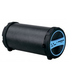 Колонка портативная с BLUETOOTH  Hyundai H-PAC220 черный/голубой (10W 1.0 BT/3.5/USB)и колонки оптом по низкой цене. Большой каталог Мини колонок оптом с доставкой по Дальнему Востоку.