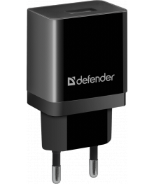 сет/адаптер EPA-10 - 1 порт USB, 5V/2,1A, черный DEFENDERUSB Блоки питания, зарядки оптом с доставкой по России.