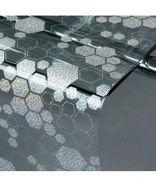 Клеенка GRACE силикон-прозрачная с рис. 0,6х20м  0,65 мм Laser LS-3020B