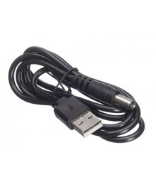 Кабель USB A (штекер) - штекер питания 7х2.5мм, 1м, черный, NetkoВостоку. Адаптер Rolsen оптом по низкой цене. Качественные адаптеры оптом со склада в Новосибирске.