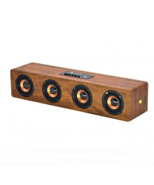Колонка портативная с BLUETOOTH KTS-1108 дерево (15Вт, FM/USB/TF, аккум,  38*9*8см)и колонки оптом по низкой цене. Большой каталог Мини колонок оптом с доставкой по Дальнему Востоку.