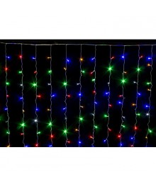 Эл.гирл. Штора 240 ламп  LED-8023-3, 220V. р-р:2,0*2,0м, цветн.ке. Доставка Барнаул, Кемерово, Томск, Новокузнецк, Горно-Алтайск, Междуреченск, Ленинск-Кузнецкий.