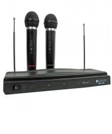 микрофон Defender MIC-155 набор из 2х беспроводных микрофонов, до 30мада. Большой каталог микрофонов для караоке RITMIX, Defender оптом с доставкой по Дальнему Востоку.