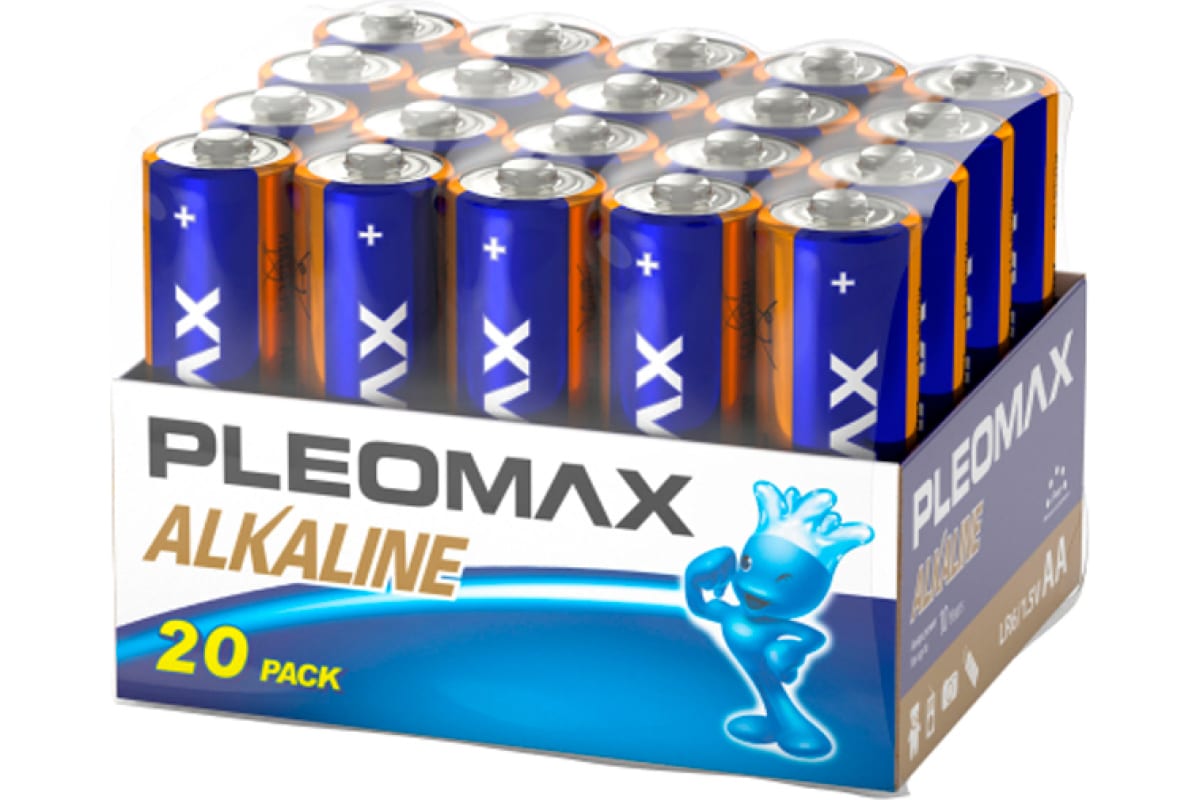 Бат LR6            Samsung Pleomax BP-20 bulk (20шт/480)
