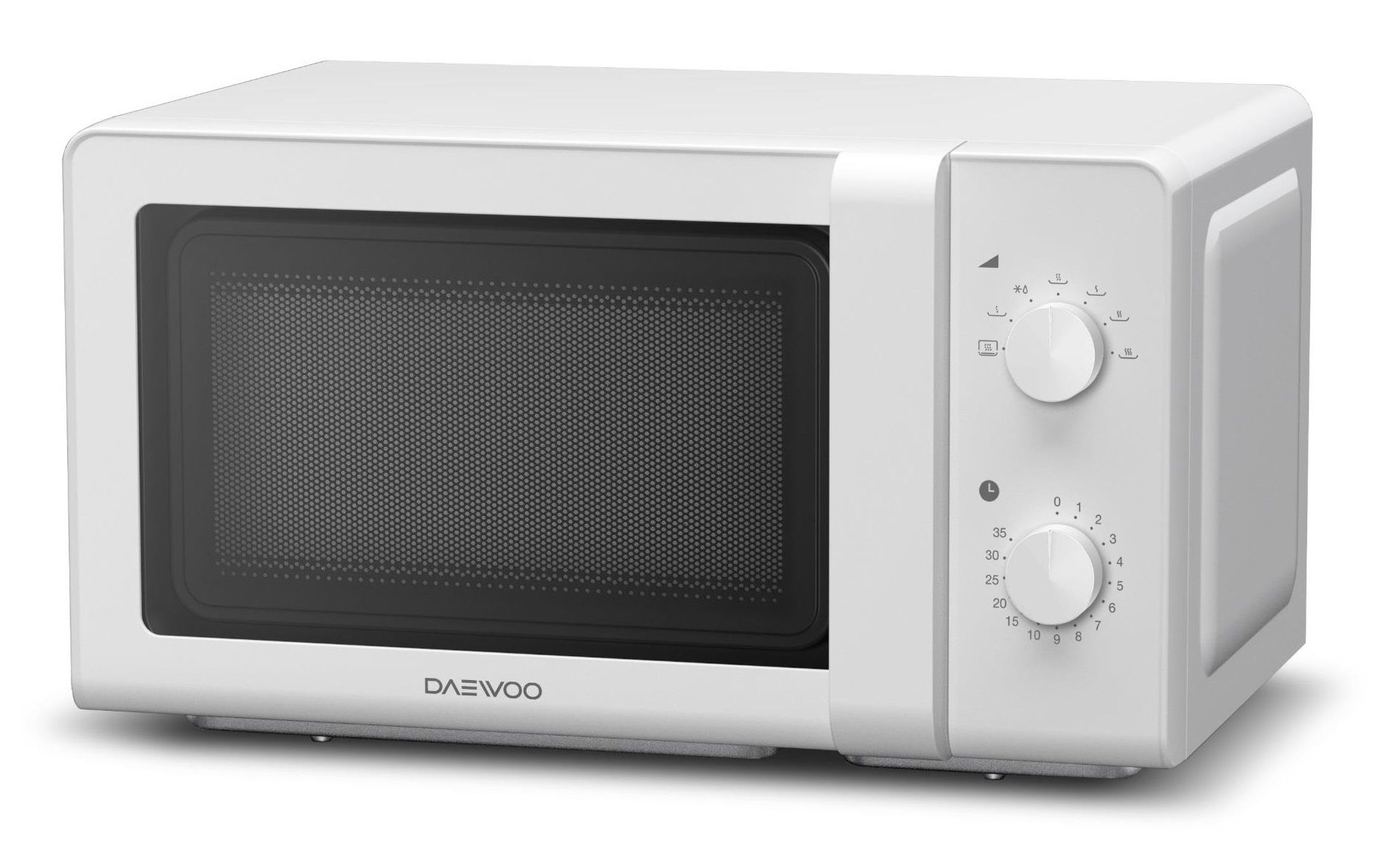 Микроволновка  Daewoo KOR-6627W белая (20л, мех, 700Вт)