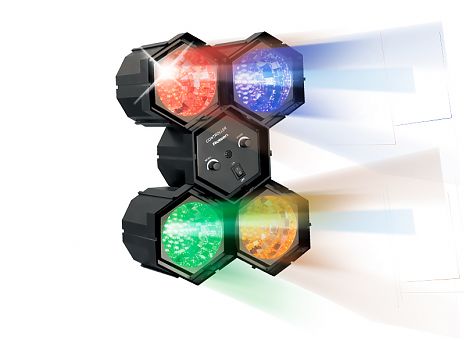 Цветомузыка Rolsen RDL-4CC 4 модуля по 47LED авто/стробоскоп, аудио, 220V