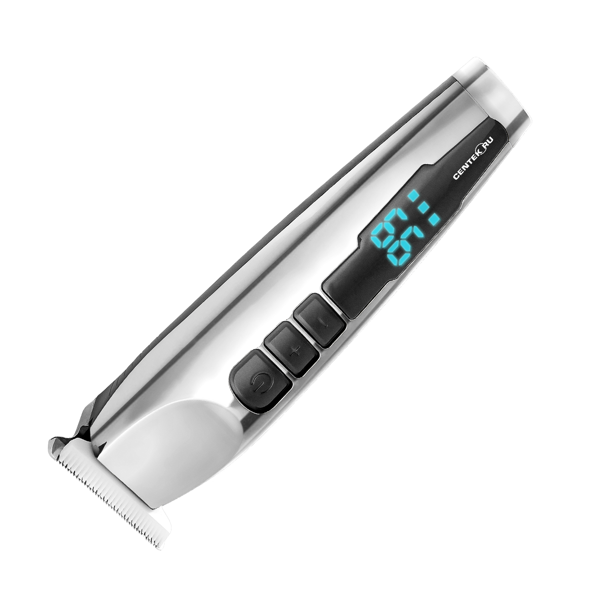 Машинка для стрижки Centek CT-2105 (черный/серебристый) 3 Вт, LED, LiIon1200, USB зарядка, 6 насадо