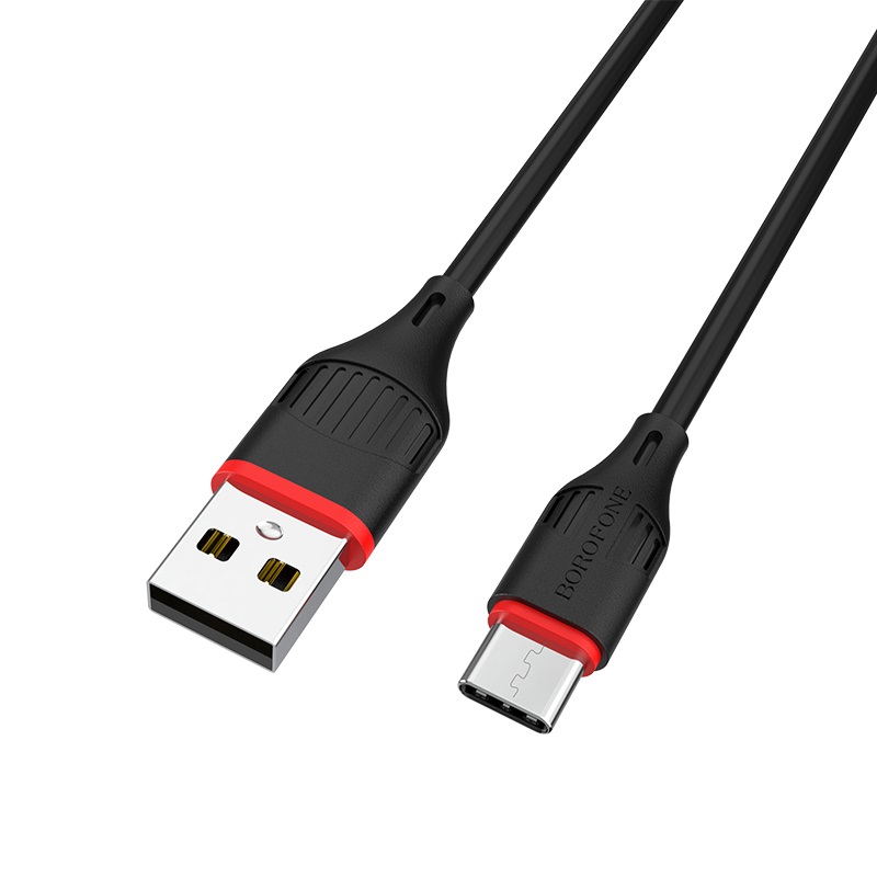 Кабель USB - TYPE C  BOROFONE BX17 Чёрный 2A, 1м