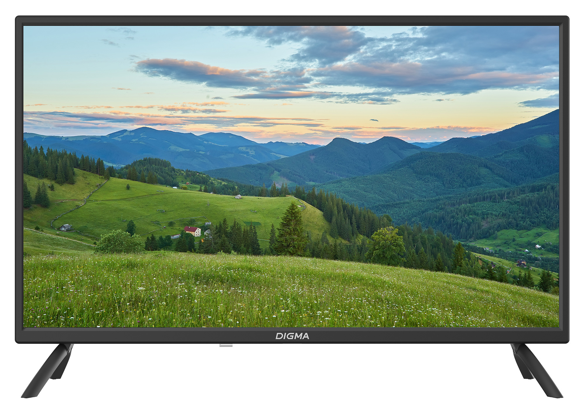 LCD телевизор  Digma 32" DM-LED32MBB21 черный HD/DVB-T2/-C/-S/-S2/USB