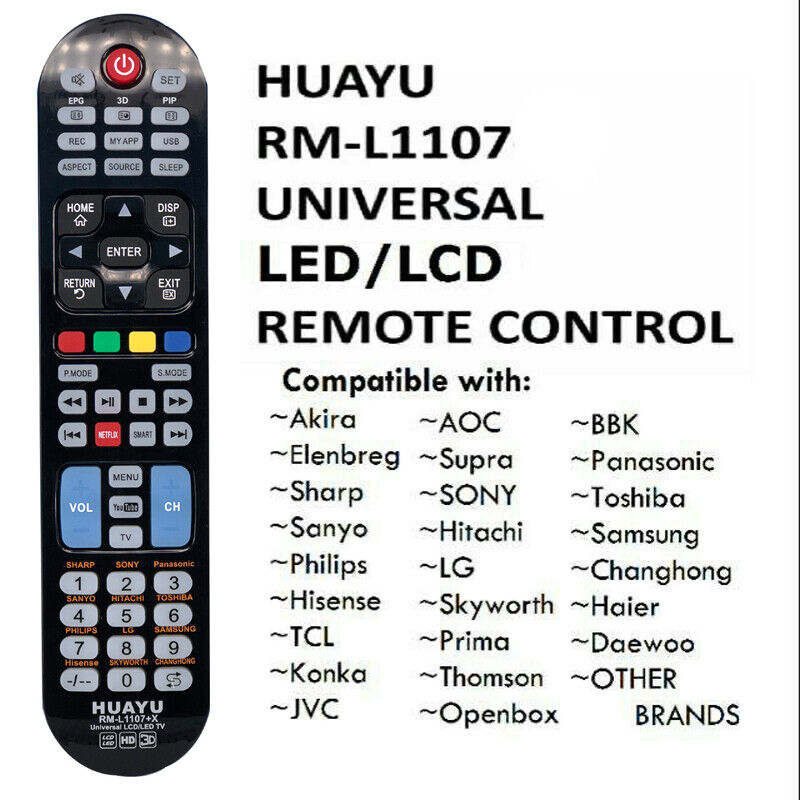 пульт ду Универсальный HUAYU RM-L1107 TV