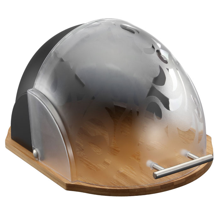 Хлебница Alpenkok AK-3513 пластик+бамбук, 37х26х22см (4)