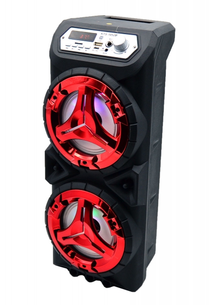 Колонка портативная с BLUETOOTH KTX-1052 (10Вт, USB/FM/TF/MIC-6.3/ AUX 3.5, пр микрофон, акк, ду)