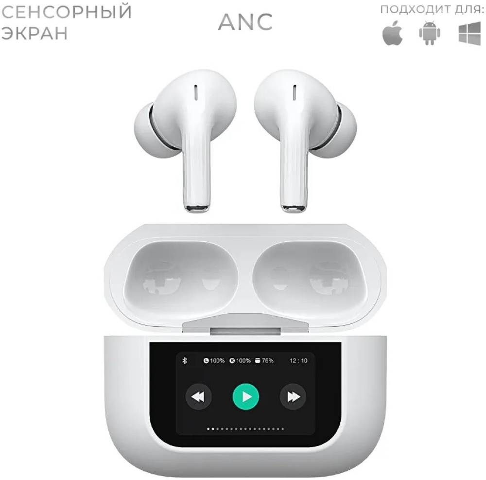 гарнитура Defender Twins 999 ANC белый,TWS, Bluetooth