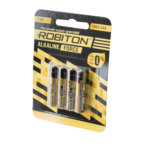 Бат LR3            ROBITON FORCE BL4 (48шт/уп)