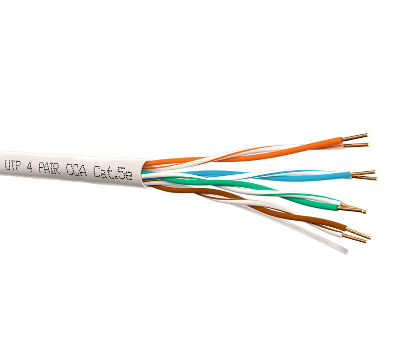 Кабель UTR4 cat.5e Netko CCA 305м серый