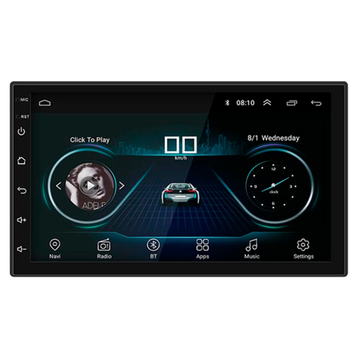 Автомагнитола CL-7200DX, 7"/1Gb RAM/16Gb ROM (Android/GPS/WiFi) облегченная