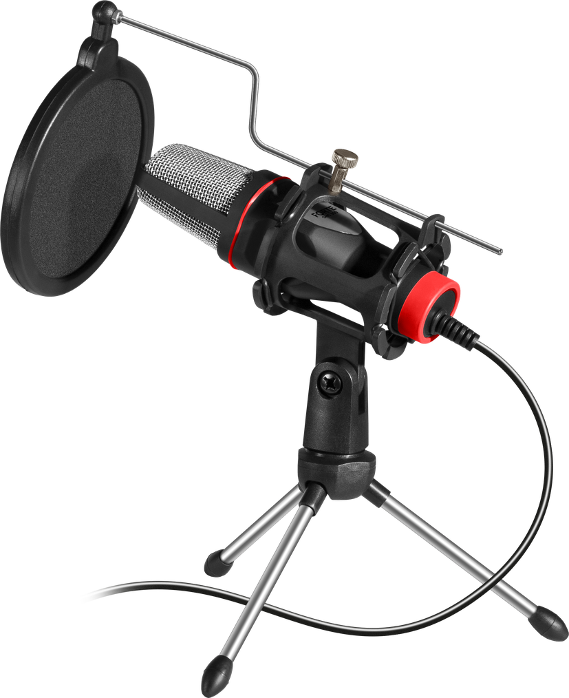 микрофон игровой стрим Defender Forte GMC-300  3.5мм ,кабель 1,5м