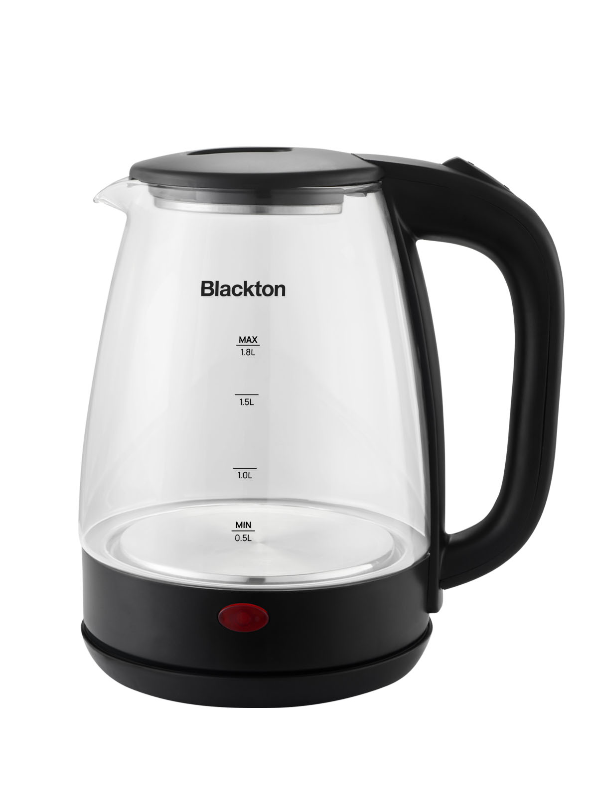 Чайник Blackton Bt KT100G Чёрный стекл (1,8 л, 1500Вт, диск)