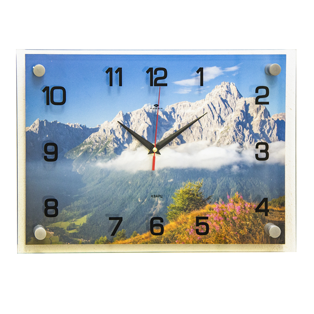 Часы настенные СН 2535 - 025 Горы прямоугольн (35x25) (10)