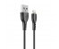 Кабель USB - 8pin BOROFONE BX51 Чёрный (2,4А, для iPhone5/6/7) 1мВостоку. Адаптер Rolsen оптом по низкой цене. Качественные адаптеры оптом со склада в Новосибирске.