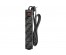 сет/фильтр CBR CSF 2505-3.0 Black PC, 3 м, 5 розеток, черный, 10 А, пакет