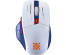 Мышь Defender беспр игр.Tisa GM-126 бел+cин LED 7D,2.4+BT,1600 dpi