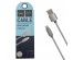 Кабель USB - 8pin HOCO X2 Knitted нейлон графит (2,4А, для iPhone5/6/7) 1мВостоку. Адаптер Rolsen оптом по низкой цене. Качественные адаптеры оптом со склада в Новосибирске.