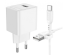 Блок пит USB сетевой  BOROFONE S11A + кабельType-C Белый (1USB, 2100mA)