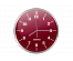 Часы настенные кварцевые Centek СТ-7100 Red пурпур + хром (30 см диам., круг, ПЛАВНЫЙ ХОД)астенные часы оптом с доставкой по Дальнему Востоку. Настенные часы оптом со склада в Новосибирске.