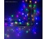 Эл.гирл. "Мишура" 5 м роса, IP20, серебристая нить, 200 LED, свечение мульти, фиксинг, 12 Вке. Доставка Барнаул, Кемерово, Томск, Новокузнецк, Горно-Алтайск, Междуреченск, Ленинск-Кузнецкий.