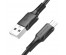 Кабель USB - micro USB BOROFONE BX80 Чёрный 2.4A, 1м
