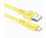 Кабель USB - Lightning  F207,yellow,1м, 2,4А,силикон пакет Defender