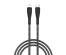 Кабель Type-С - 8pin (iOS Lighting) BY Graphic Type-C-iP, 1м, 2,4А, быстрая зарядка PD 22W, черный