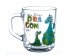 Кружка  стекло 200мл  Green tea Дракончики  (527006)