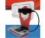 Держатель для сотового телефона на з.у. 220V красный, п/пакет, NetkoДержатели для смартфонов оптом. Большой каталог держателей для смартфонов оптом по низкой цене.