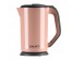 Чайник Galaxy GL 0330 розовый (2 кВт, 1,7л, двойная стенка нерж и пластик) 6/упибирске. Чайник двухслойный оптом - Василиса,  Delta, Казбек, Galaxy, Supra, Irit, Магнит. Доставка
