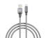 Кабель USB - TYPE C  BY Solid, 18Вт, 1 м, 3A, нейлон, мет. кон., графитовыйВостоку. Адаптер Rolsen оптом по низкой цене. Качественные адаптеры оптом со склада в Новосибирске.
