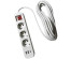 Сет/фильтр LIRA LRFI132W, 3 роз.,зазем.,выкл.,2 x USB,1 x typeC, длина 2 м.,16А, белый /уп.60шт