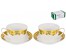 ЭСТЕЛЛА, набор чайный (4) 2 чашки 240мл + 2 блюдца, NEW BONE CHINA, подарочная упаковка 123-16009Чайные наборы оптом с доставкой по России. Купить оптом чайные приборы оптом  с доставкой.