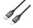 Кабель USB - 8pin BOROFONE BX87 Черный (2,4А, для iPhone5/6/7) нейлон 1м